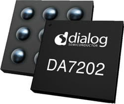 Усилитель Dialog Semiconductor DA7202 предназначен для звуковых подсистем ультрабуков и мобильных устройств