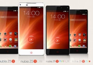Представлены смартфоны ZTE Nubia Z5S и Z5S mini