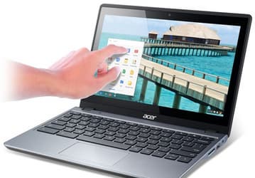 Acer официально представила C720P — свой первый хромбук с сенсорным экраном