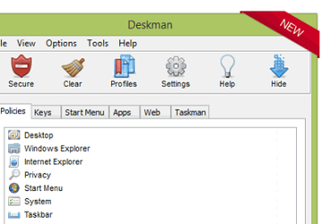 Deskman v.15.0.1 - утилита для обеспечения сохранности и неприкосновенности личных данных