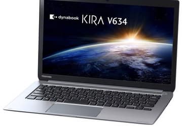 Ультрабук Toshiba Dynabook Kira V634 весит 1,12 кг и работает без подзарядки батареи 22 часа