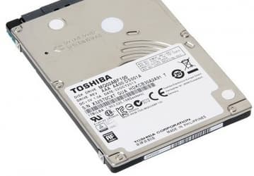 Компания Toshiba начала выпуск жестких дисков объемом 1 ТБ толщиной 7 мм