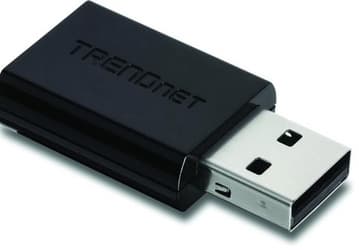 Миниатюрный адаптер Trendnet TEW-804UB с интерфейсом USB соответствует спецификации Wi-Fi IEEE 802.11ac