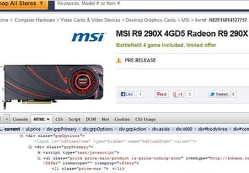 Утечка на сайте Newegg.com дает представление о рекомендованной цене 3D-карты AMD Radeon R9 290X