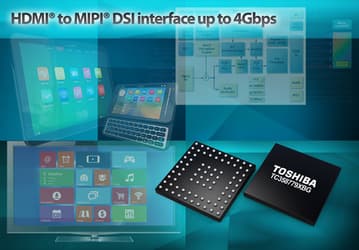 Микросхема Toshiba T358779XBG — первый в отрасли конвертер HDMI в MIPI DSI 