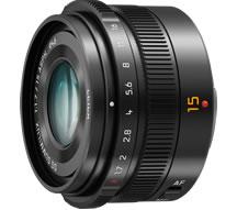 Panasonic обещает начать продажи объектива Leica DG Summilux 15mm / F1.7 ASPH., но пока не говорит, когда и почем