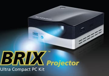Семейство мини-ПК Gigabyte Brix пополнилось моделью со встроенным проектором