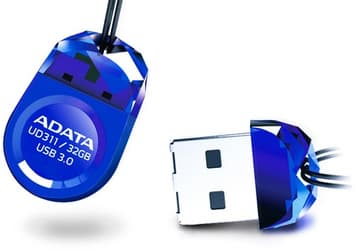 Миниатюрная флэшка Adata DashDrive Durable UD311 с интерфейсом USB 3.0 не боится воды и ударов
