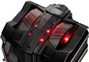 Процессорный охладитель Cooler Master V8 GTS стилизован под восьмицилиндровый двигатель маслкара