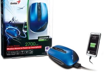Беспроводная мышь Genius Energy Mouse может подзарядить мобильное устройство