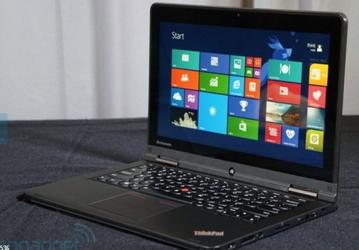 Ноутбук Lenovo ThinkPad Yoga умеет «прятать» клавиши в режиме планшета