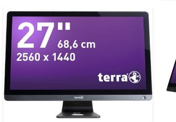 Разрешение экрана 27-дюймового монитора Wortmann Terra 2770W составляет 2560 x 1440 точек