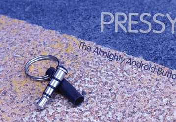 Устройство с программируемой встроенной кнопкой Pressy подключается в аудиоразъём (3,5 мм)