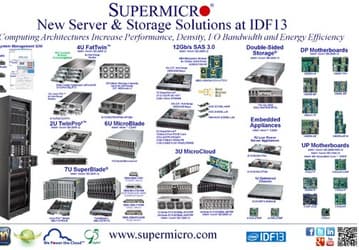 В серверах Supermicro используются процессоры Intel Xeon E5-2600 v2 и E5-1600 v2 