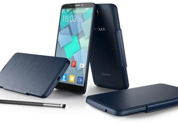 В съемную крышку шестидйюмового смартфона Alcatel One Touch Hero встроен дисплей E Ink