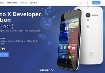Начались продажи смартфона Moto X Developer Edition для сети Verizon, стала известна цена