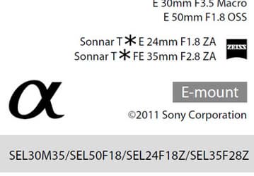 Подтверждена информация о том, что Sony планирует выпуск полнокадровой беззеркальной камеры NEX