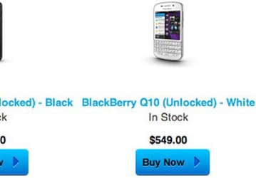 На сайте BlackBerry начались продажи смартфонов Q10 и Z10 без привязки к оператору