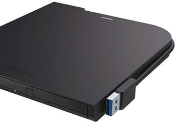 Внешние оптические приводы Buffalo DVSM-PTS58U3 можно подключить сразу к двум портам USB
