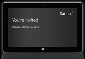 Планшеты Microsoft Surface 2 будут представлены 23 сентября