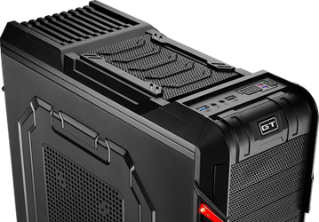 Корпус Aerocool GT-R типоразмера Midi-Tower предназначен для сборки игровых ПК на основе системных плат форм-фактора microATX/ATX