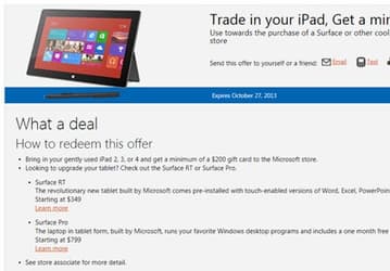 Microsoft скупает подержанные планшеты Apple iPad