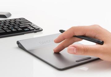 Внешний тачпэд Wacom Bamboo Pad поддерживает перо и тактильный ввод