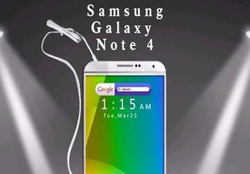 По предварительным сведениям, планшетофон Samsung Galaxy Note 4 может получить дисплей разрешением 3840 х 2160 пикселей