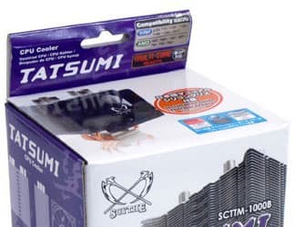 Scythe Tatsumi 1000B — охладитель, совместимый с CPU Intel и AMD