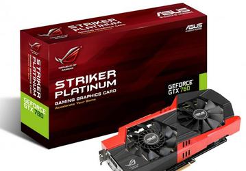 Asus готовит к выпуску игровую 3D-карту ROG Striker GTX 760 Platinum