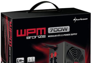 В серию блоков питания Sharkoon WPM Bronze вошли модели мощностью 400, 500, 600 и 700 Вт
