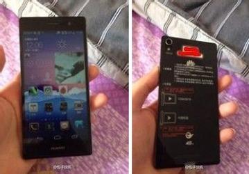 Появилось первое «живое» фото смартфона Huawei Ascend P7