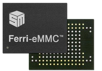 Silicon Motion пополнила линейки однокорпусных SSD Ferri-eMMC и FerriSSD четырьмя моделями объемом до 64 ГБ
