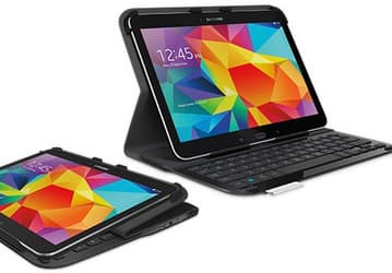 Logitech Ultrathin Keyboard Folio — защитный чехол с клавиатурой для планшета Samsung Galaxy Tab 4 10.1
