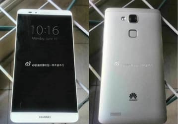 Появились «живые» фото смартфона Huawei Ascend Mate 7