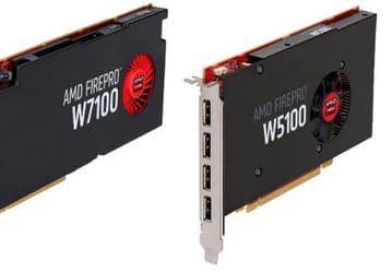 AMD представила профессиональные карты FirePro W2100, W4100, W5100 и W7100, последняя из которых основана на GPU Tonga