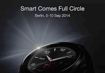 Появилось первое изображение часов LG G Watch R