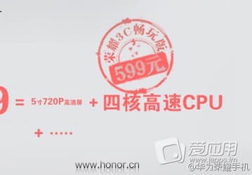 Huawei выпустит смартфон Honor 3C Play ценой 72 евро