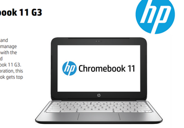 Новый мобильный ПК HP Chromebook 11 G3 получил платформу Celeron N2830 и 4 ГБ оперативной памяти