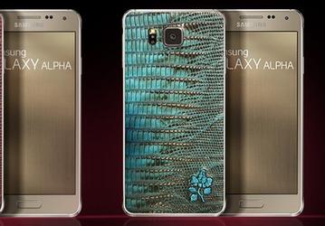 Смартфон Samsung Galaxy Alpha обтянули кожей и выпустили ограниченным тиражом в 100 экземпляров
