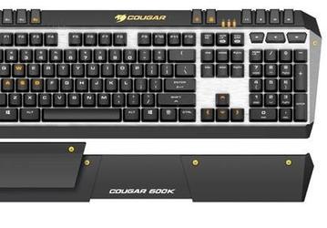 В игровой клавиатуре Cougar 600K используются переключатели Cherry MX