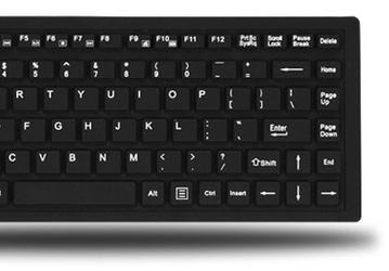 Водонепроницаемая гибкая клавиатура Adesso SlimTouch 212 имеет антимикробное покрытие