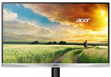 Толщина рамок 27-дюймового монитора Acer G277HU равняется 2,2 мм
