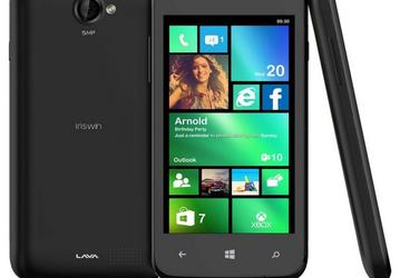 Смартфон Lava Iris Win1 с Windows Phone 8.1 стоит $80