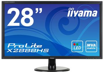 В мониторе iiyama ProLite X2888HS используется ЖК-панель типа MVA диагональю 28 дюймов
