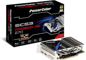 3D-карта PowerColor SCS3 R9 270 2GB GDDR5 оснащена пассивным охладителем