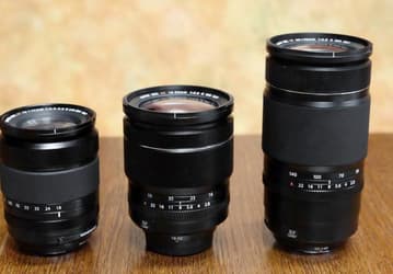 Опубликовано изображение объективов Fujifilm XF18-135mm F3.5-5.6 R OIS WR, XF16-55mm F2.8 R OIS WR и XF50-140mm F2.8 R OIS WR 