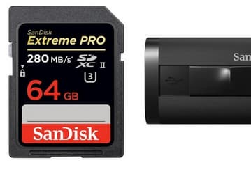 Скорость записи карт памяти SanDisk Extreme PRO SDXC UHS-II достигает 250 МБ/с
