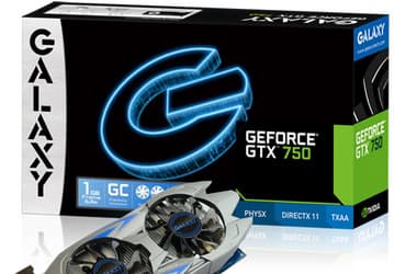 Galaxy включает в серию 3D-карт GeForce GTX 750 две двухвентиляторные и две низкопрофильные модели