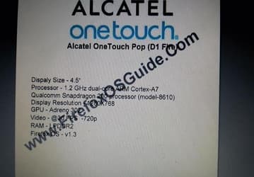 Alcatel готовит смартфон D1 Fire под управлением FireFox OS 